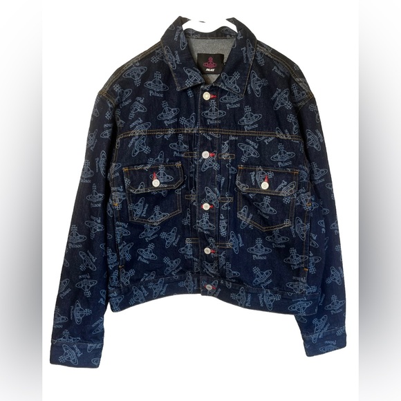 Palace x Vivienne Westwood Indigo Denim Jacket Size XS - Picture 4 of 8